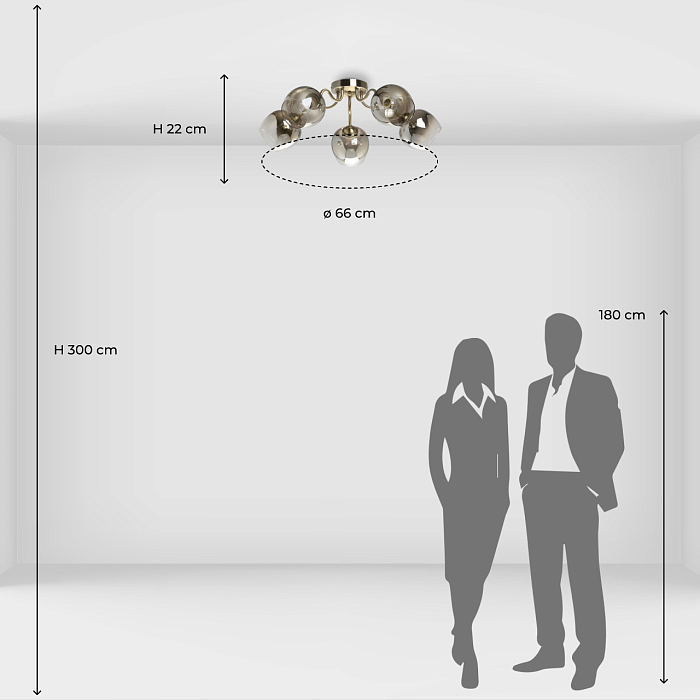 Люстра De City 324018105