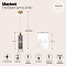 Светильник одинарный Maytoni MOD302PL-01GR
