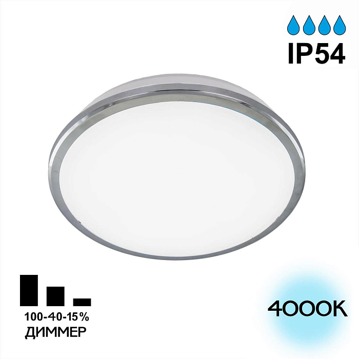 CL702161N Луна Хром LED Св-к Наст.-Потол Светильник светодиодный  CL702161N