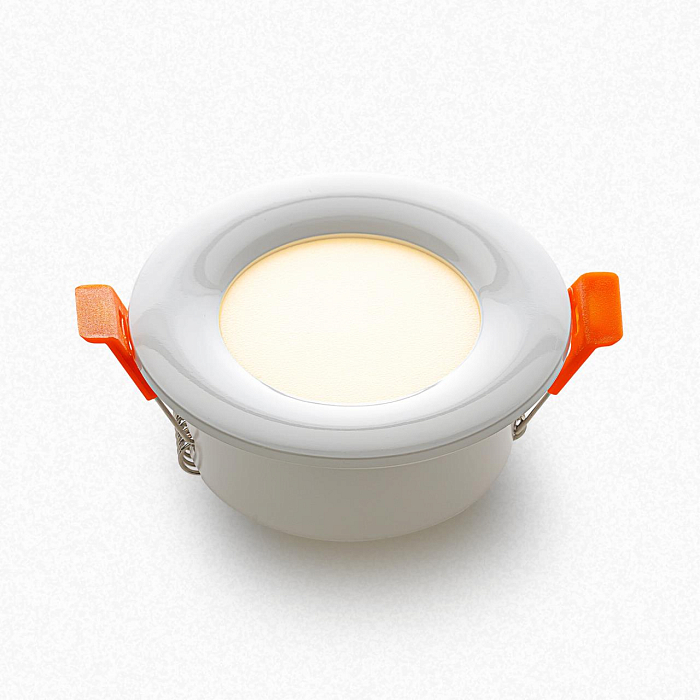 CLD008010 Акви Белый Св-к Встр. 5W*3500K Светильник встраиваемый  CLD008010