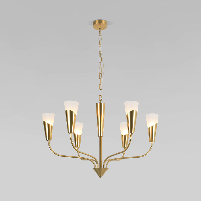 Люстра Eurosvet 60167/6 латунь