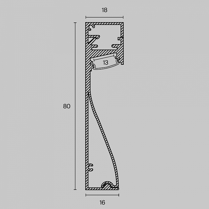 Led Strip ALM-8018-B-2M