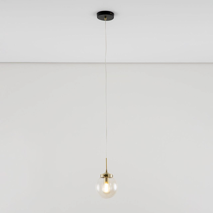 CL105115 Планета Черн.+Дымч. Св-к Подвес Светильник одинарный  CL105115