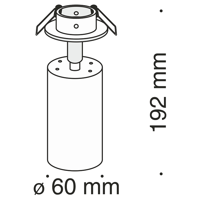 Светильник встраиваемый Technical C018CL-01W