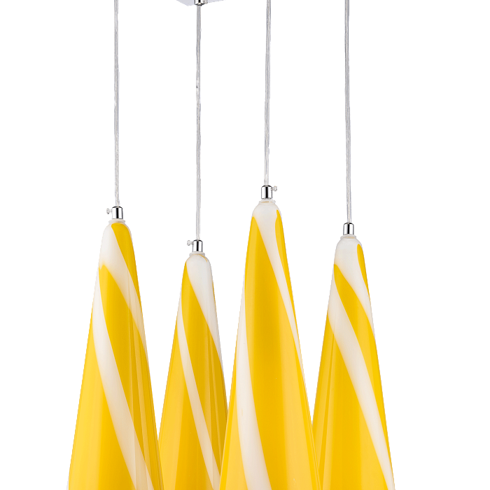Люстра тройной Sfera Sveta 5067/4 YELLOW