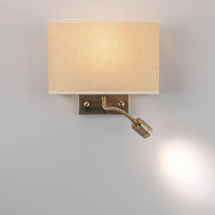 CL704303 Декарт Стар.Бронза+Песочный Св-к Настенны Бра светодиодное  CL704303