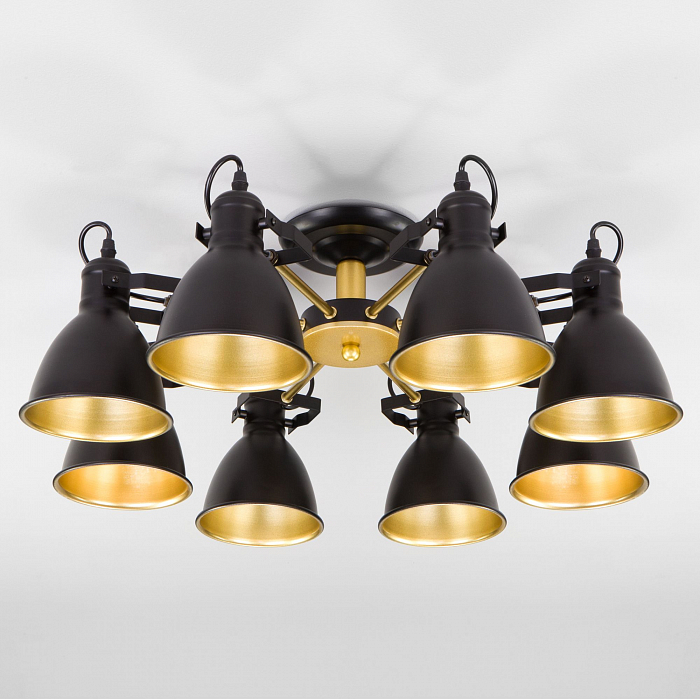 Люстра потолочная Eurosvet 70112/8 черный