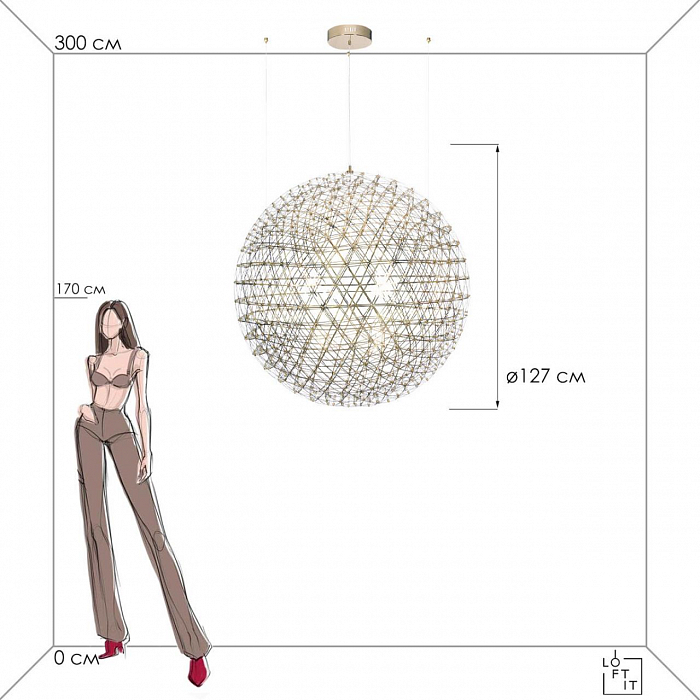 Светильник LOFT IT 9027-127 Gold
