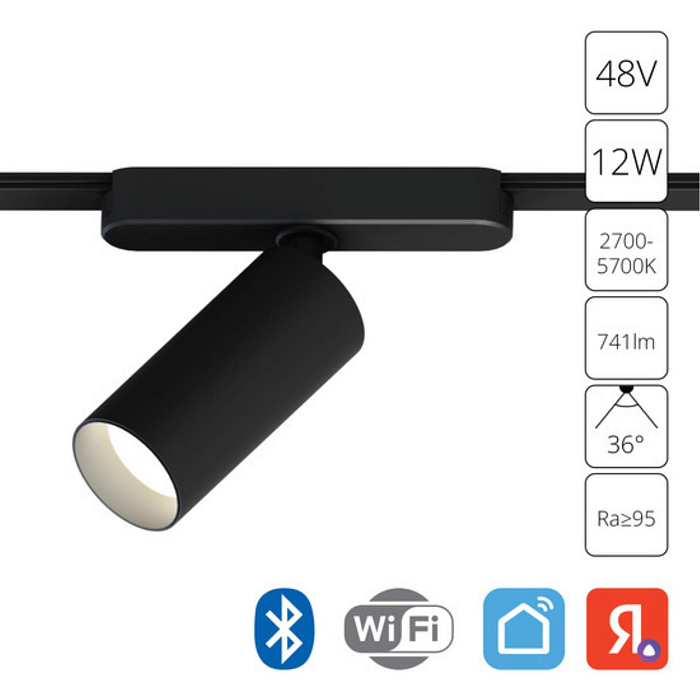 Трековая система ARTE LAMP A2958PL-1BK