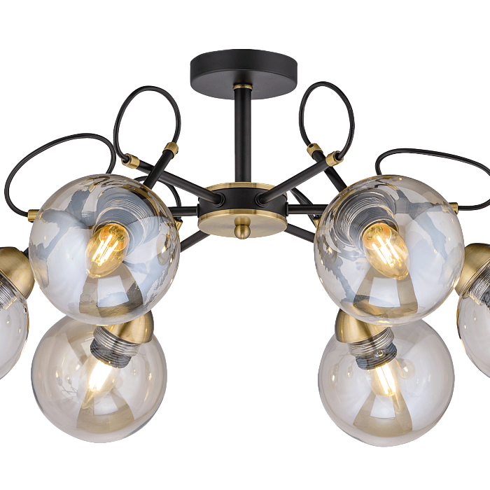 Люстра Sfera Sveta 40318MD/6 MBK+AB