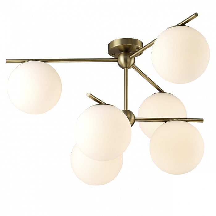 Люстра Crystal Lux FELIZ SP-PL6 BRONZE/WHITE