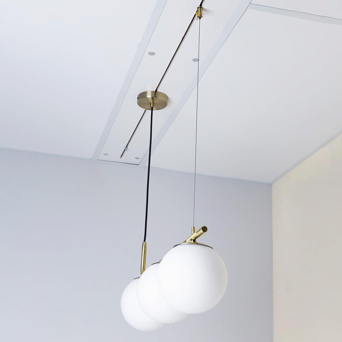 CL112133 Бремен Бронза Св-к Подвес Люстра тройной  CL112133