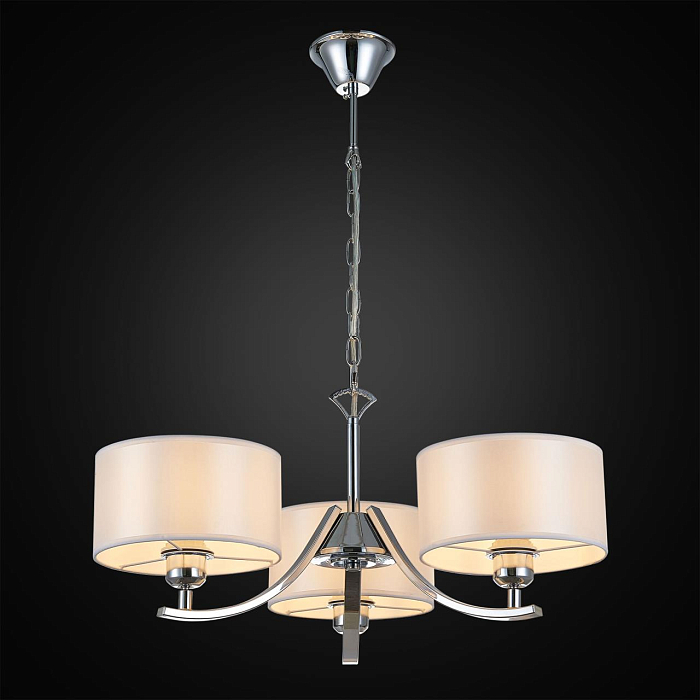 CL466130 Эвита Хром+Белый Св-к Люстра Люстра подвесная  CL466130