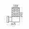 Бра настенный Outdoor O576WL-01GR