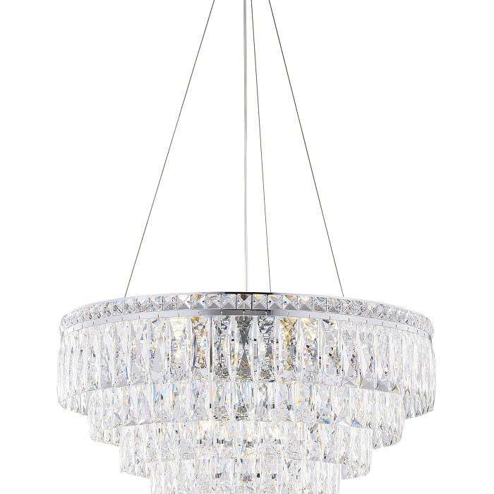 Люстра NewRgy 2785R/14A CHROME+CLEAR