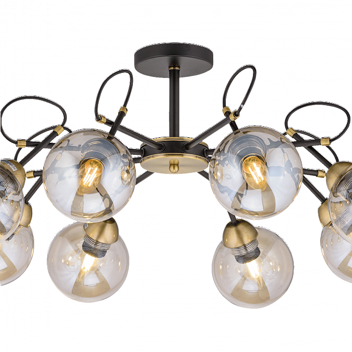 Люстра Sfera Sveta 40318MD/8 MBK+AB