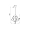 Люстра подвесная Vele Luce VL4022P03