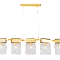 Люстра NewRgy 5630E/5A GOLD+CLEAR