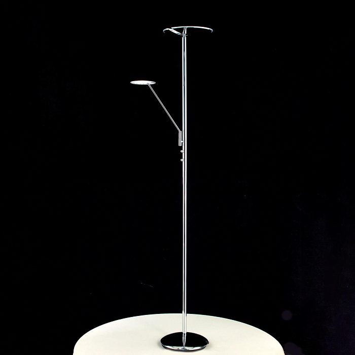 CL802001 Дискус Хром Св-к LED Торшер Торшер на 2 и более ламп  CL802001