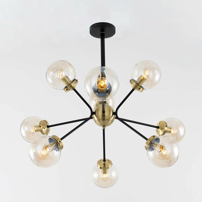 CL105295 Планета Черн+Дымч. Св-к Люстра Люстра на штанге  CL105295