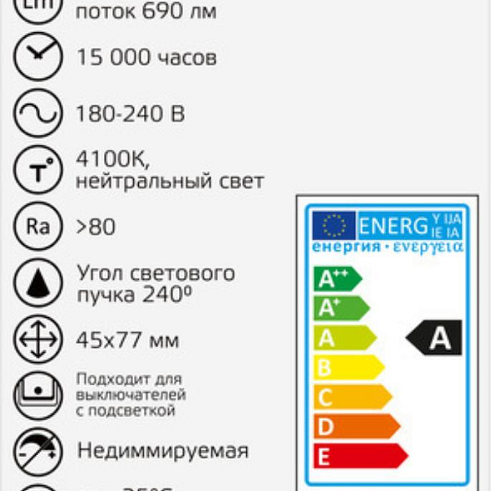 Лампочка GAUSS 1053128_GAUSS