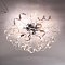 CL222191 Рандом Хром+Прозр+Бел Св-к Люстра Люстра потолочная  CL222191