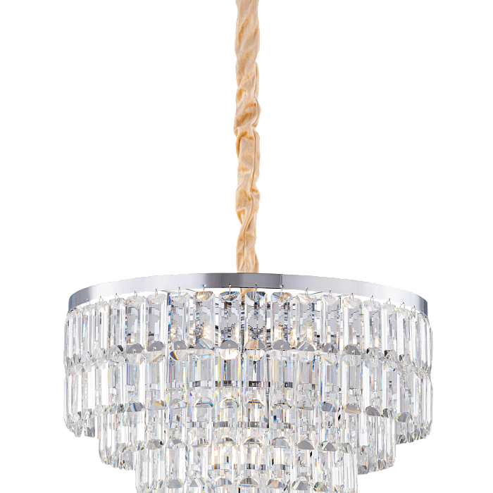 Люстра NewRgy 2752R/10A CHROME+CLEAR