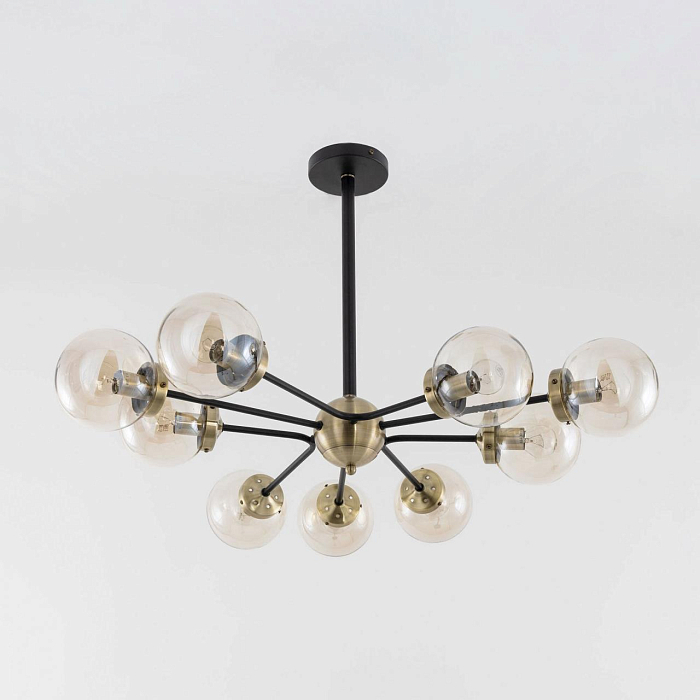 CL105295 Планета Черн+Дымч. Св-к Люстра Люстра на штанге  CL105295