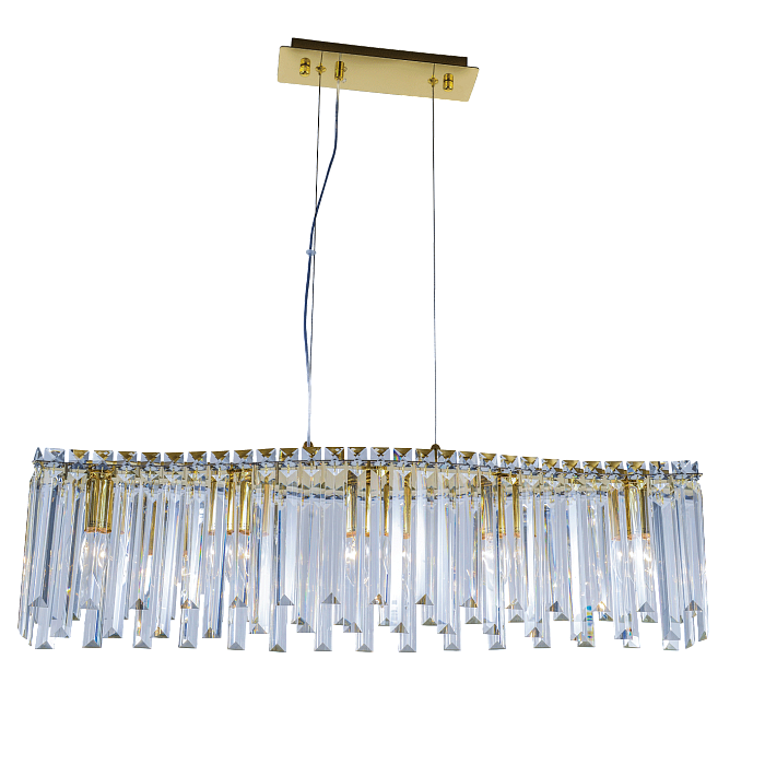 Люстра NewRgy 5706E/5A GOLD+CLEAR