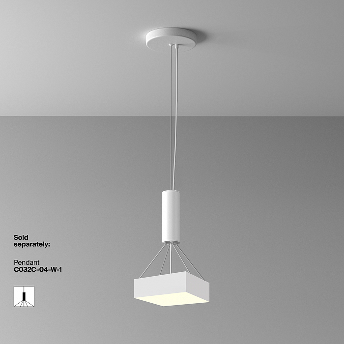 Светильник Technical C032CL-24W3K-SQ-W