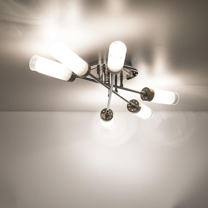 CL109161 Хеликс Хром Мат+Хром Св-к Люстра Люстра потолочная  CL109161