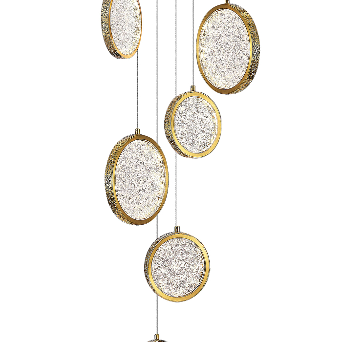 Люстра NewRgy D2061-DW-6 BRASS