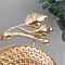 Часы BOGACHO 45022 АС-(АСМзл) Корпус: АС, задняя стенка - Айвори (АС), скульптура - АС, цвет ковки - Айвори Мраморное золото(АСМзл)