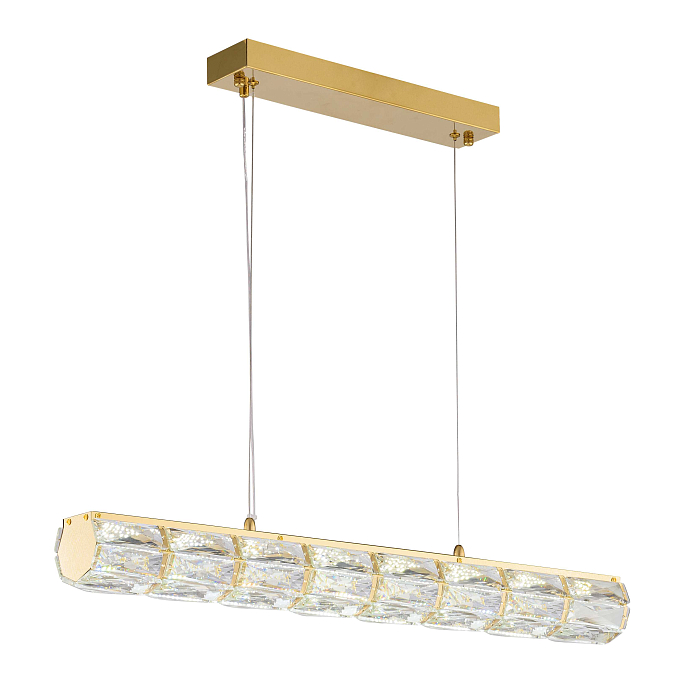 Люстра NewRgy 2405E/32W GOLD+CLEAR