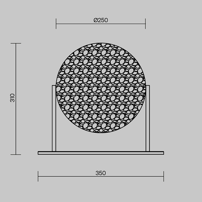 Настольная лампа Maytoni MOD387TL-L8CH3K