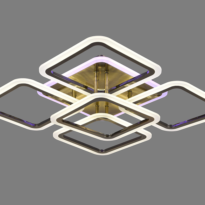 Люстра Rilon 3012/4+1 AB+RGB