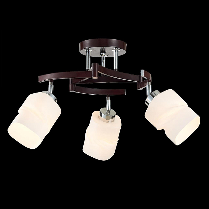 CL126132 Берта Хром+Венге Св-к Люстра Люстра потолочная  CL126132