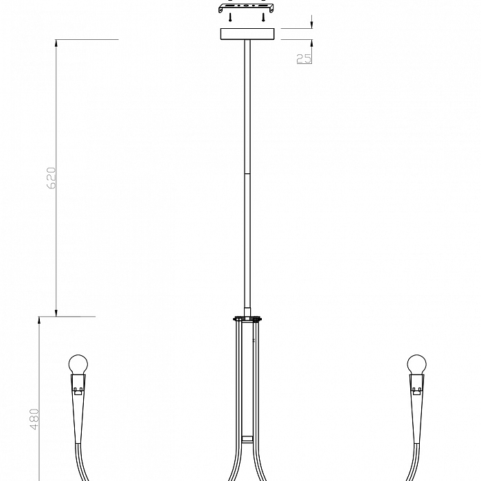 Светильник Freya FR5253PL-08N