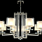 Люстра подвесная Crystal Lux NICOLAS SP-PL8 NICKEL/WHITE