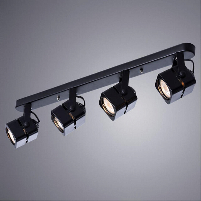 Спот на 3 и более ламп ARTE LAMP A1315PL-4BK