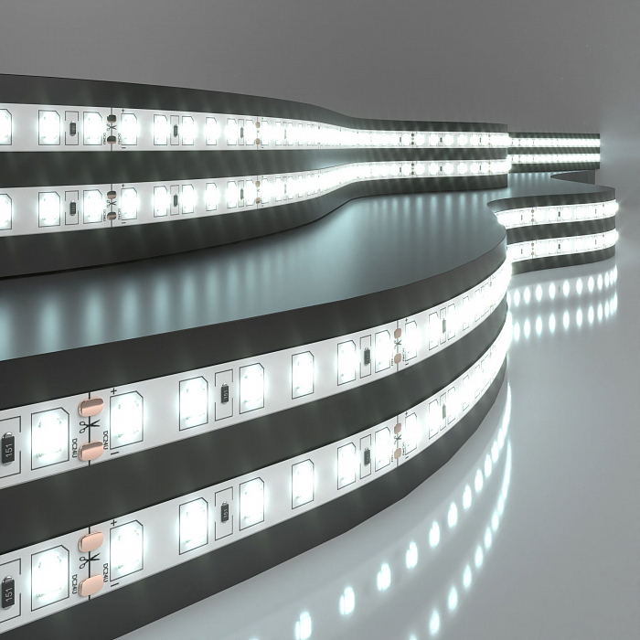 Светодиодная лента Elektrostandard Лента светодиодная 24V 9,6W 120Led 2835 IP20 холодный белый, 5м