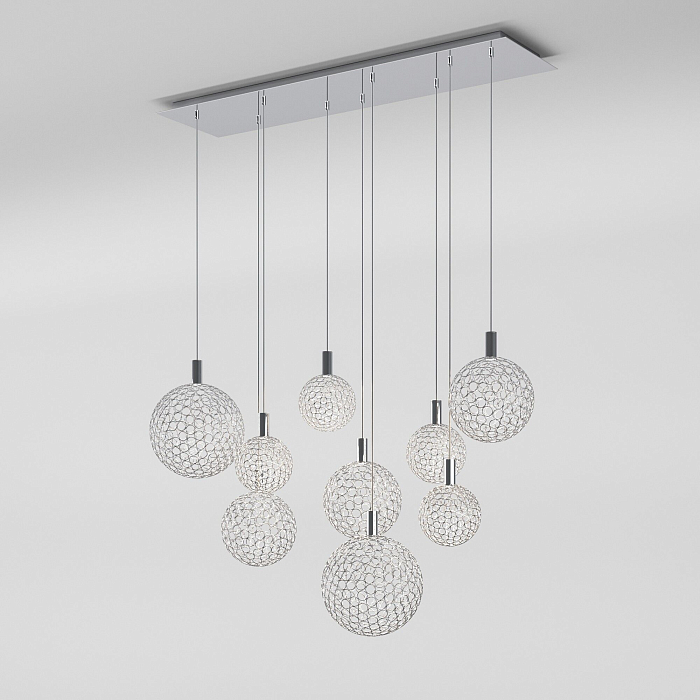 Люстра Eurosvet 90353/9 хром