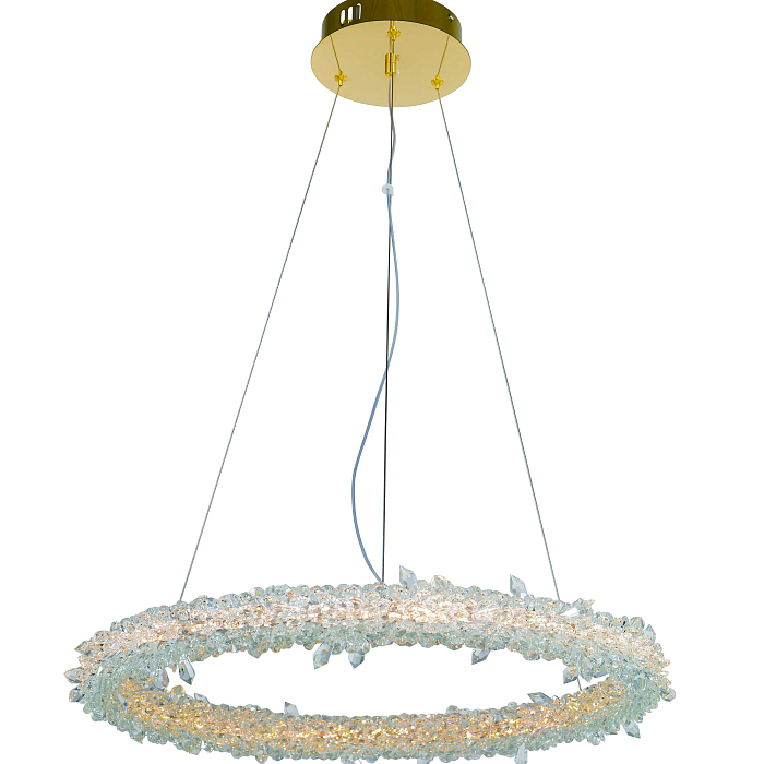 Люстра NewRgy 2837E/50W GOLD+CLEAR
