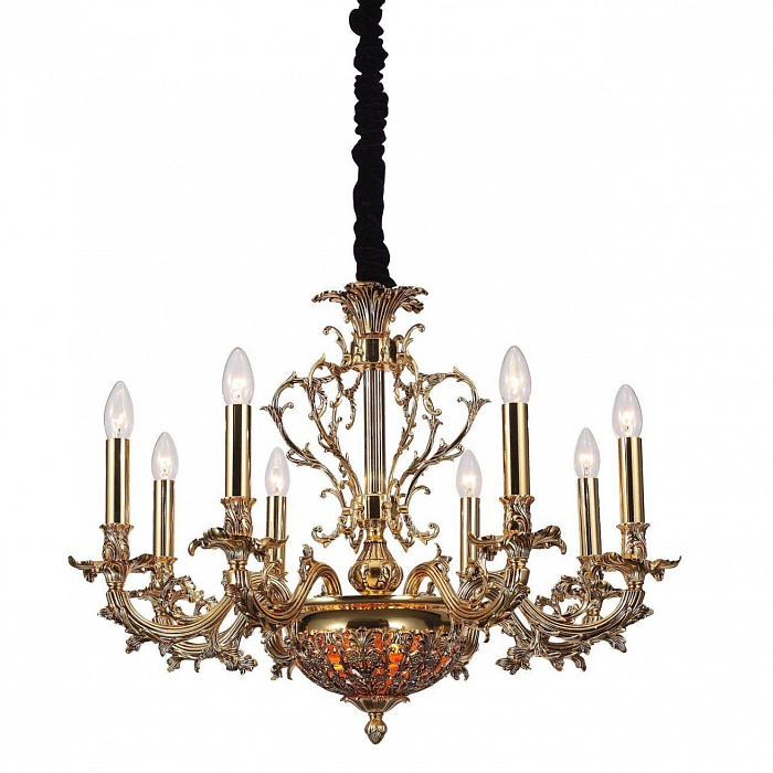 Люстра подвесная Lucia Tucci FIRENZE 1780.8.2 antique gold