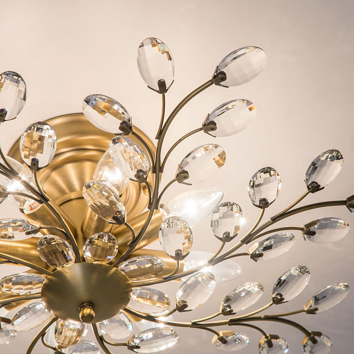 CL315183 Серенада Бронз+Прозр Св-к Люстра Люстра потолочная  CL315183