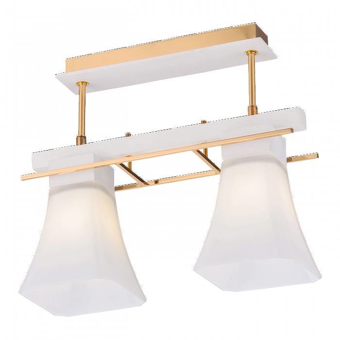 Люстра потолочная Sfera Sveta 85661/2C WHITE+GOLD