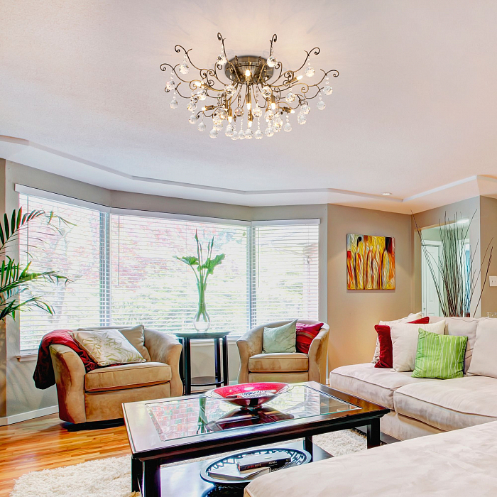 Люстра потолочная Eurosvet 10042/12 античная бронза