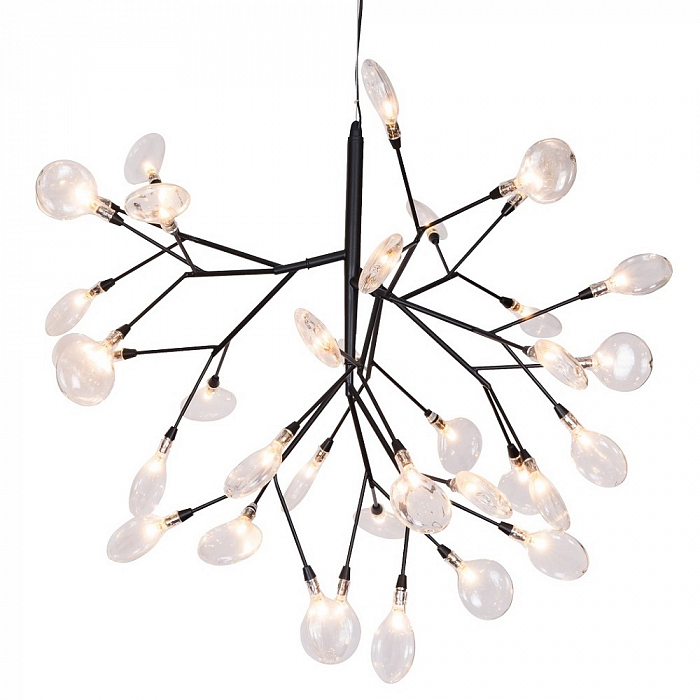 Светильник подвесная Crystal Lux EVITA SP36 BLACK/TRANSPARENT