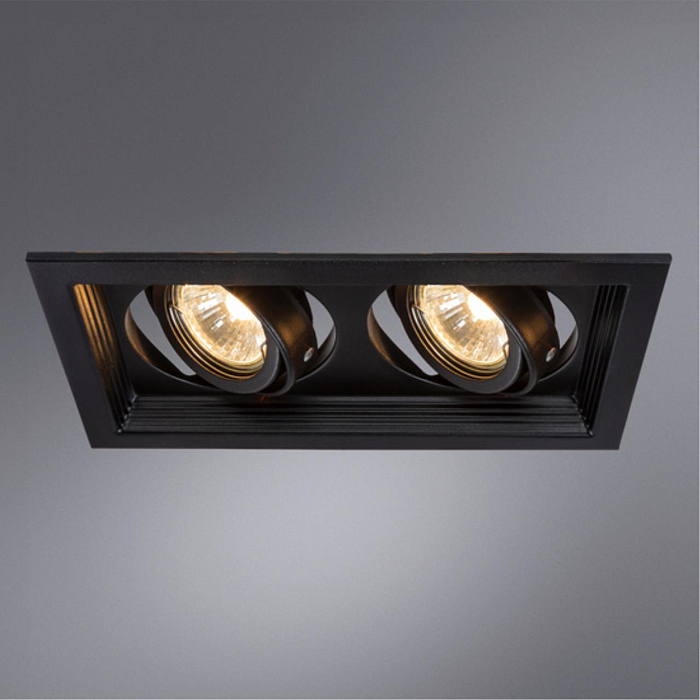 Светильник встраиваемый ARTE LAMP A6661PL-2BK
