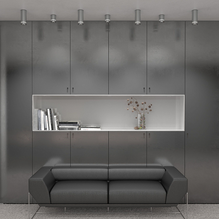 Светильник накладной Elektrostandard DLR022 12W 4200K хром